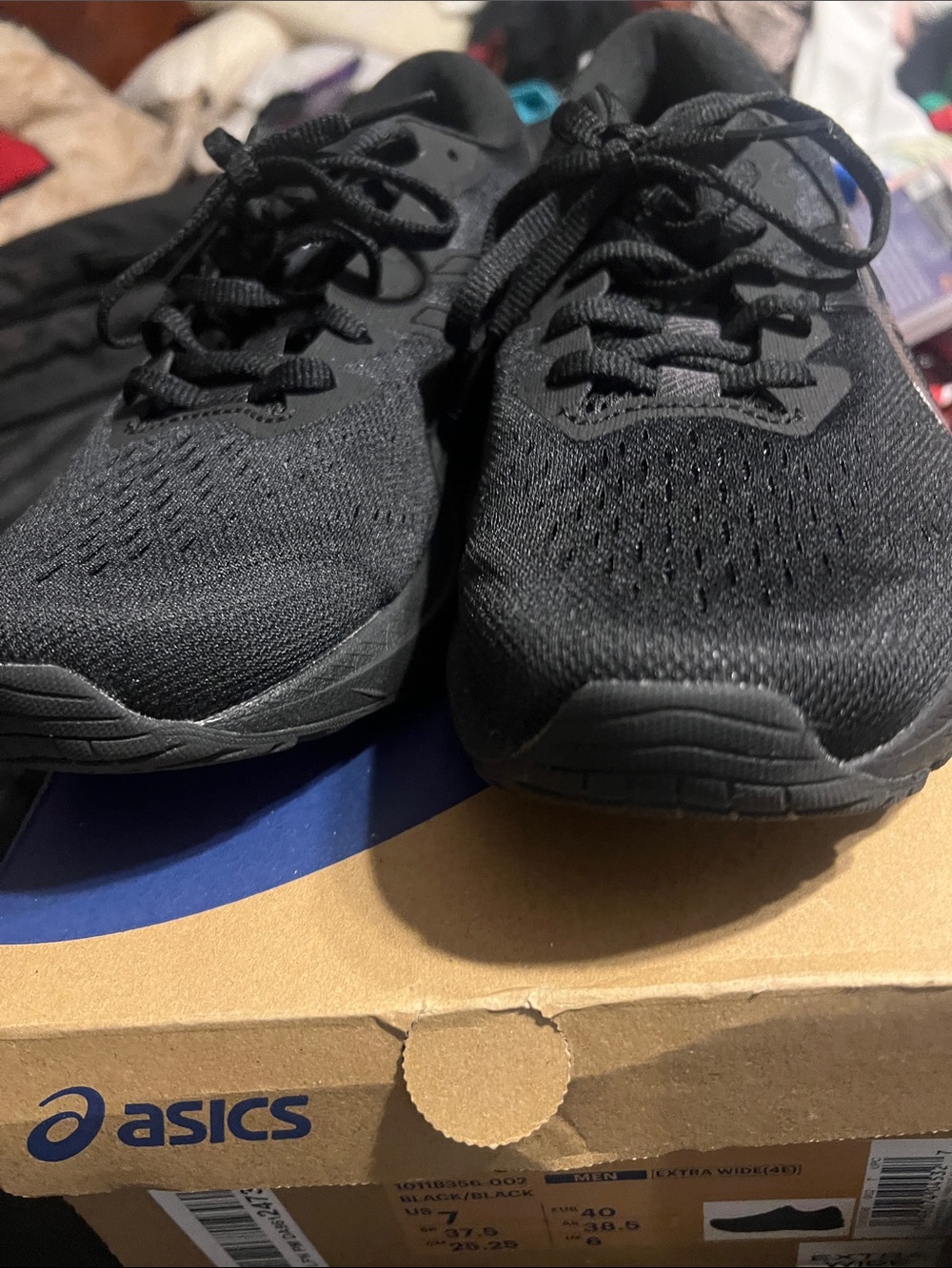 ASICS Black Men's Lightweight Running Shoes